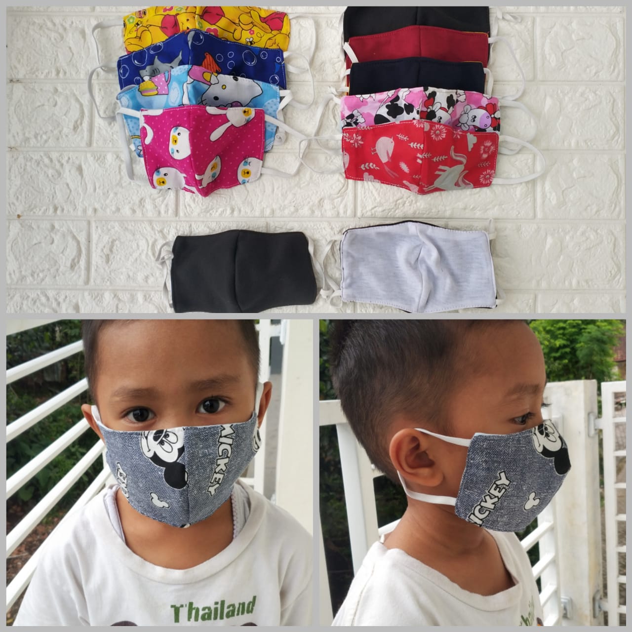 MASKER ANAK 2 LAPIS KARAKTER